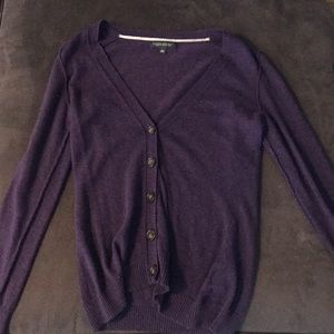 Italian yarn knit button sweater